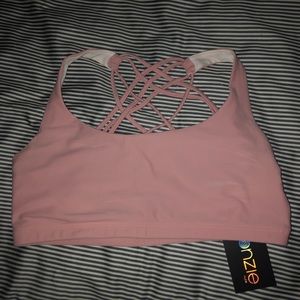 Onzie blush pink sports bra